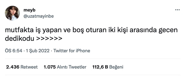 16. Daha iyi bir gıybet konsepti yok.