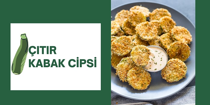 Hem Çıtır Çıtır Hem de Çok Sağlıklı! Farklı Atıştırmalıklar Arayanlara Özel Çıtır Kabak Cipsi Tarifi