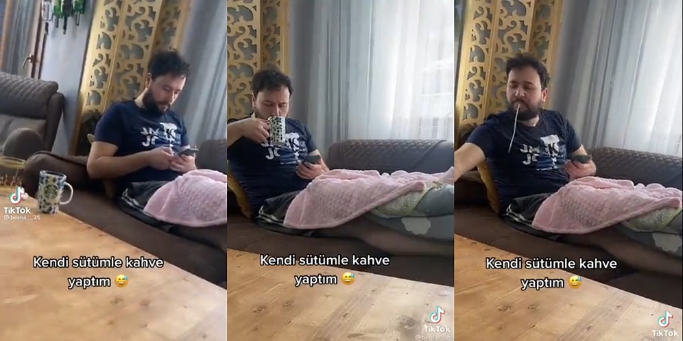 İçtiği Kahvenin İçinde Yeni Doğum Yapan Eşinin Sütü Olduğunu Öğrenen Adam Neye Uğradığını Şaşırdı