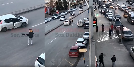 Ankara Keçiören'de Kimliği Belirsiz Şahıs Cadde Üzerinde Bulunan Bir Dükkana Pompalı Tüfek ile Ateş Etti