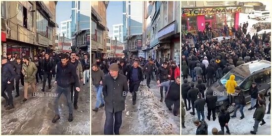 Hakkari Yüksekova'da Vatandaşlar Elektrik Zamlarına Karşı Sokakta