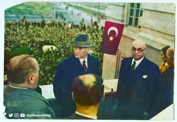 22. Mustafa Kemal Atatürk, Diyarbakır, 1937.