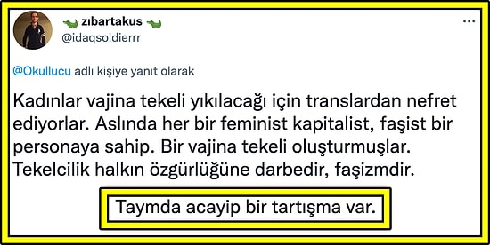 Kadınların 'Vajina Tekeli Yıkılacağı İçin' Translardan Nefret Ettiğini Söyleyen Kişi Acayip Tartışma Yarattı!