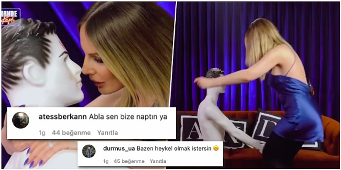 Nişanlandı! Hande Sarıoğlu Bu Kez de Getirdiği Erkek Vitrin Mankenine Oryantal Yaparak Herkesi Şaşırttı