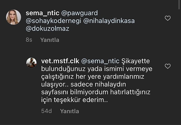 Kendisini şikayet eden insanlara verdiği cevap ise bu şekilde: 👇