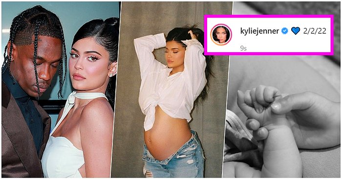 Stormi'ye Kardeş Geldi! Kylie Jenner ve Travis Scott Çifti İkinci Bebeklerine Kavuştuklarını Duyurdu