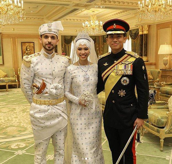 Abdullah Nabil Mahmoud Al-Hashimi ile evlenen prensesin düğünü 7 gün sürdü.