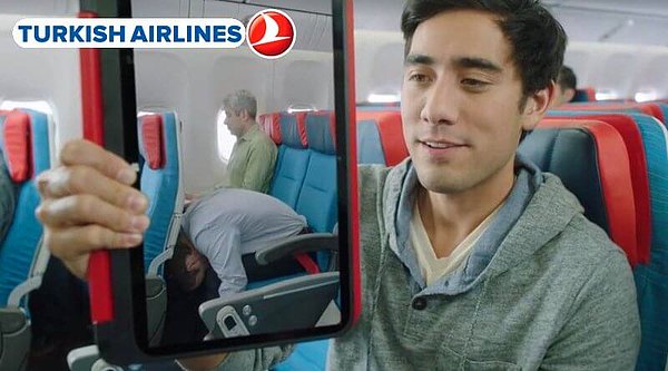 Zach King daha önce de THY'nin reklam filminde oynamıştı.