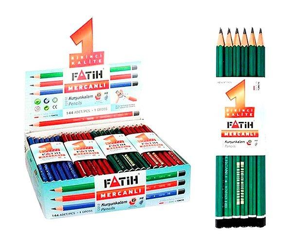 20. Sürekli kalem kaybeden bir çocuğunuz varsa 12'li kurşun kalem setlerine göz atabilirsiniz.