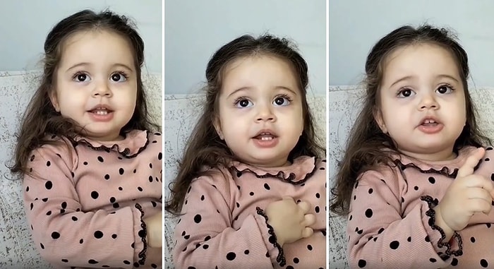 Annesiyle Komşu Komşu Tekerlemesini Yapan Ufaklığın Sevimlilik Patlaması Yaşadığı Anlar