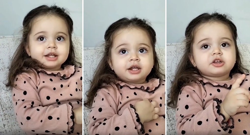 Annesiyle Komşu Komşu Tekerlemesini Yapan Ufaklığın Sevimlilik Patlaması Yaşadığı Anlar