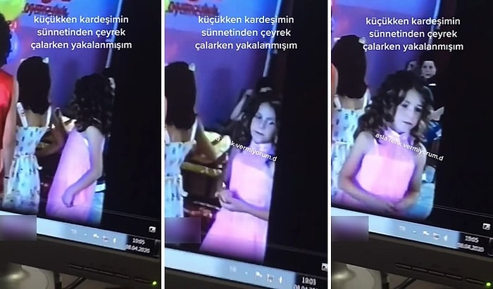 Küçükken Kardeşinin Sünnetinde Çeyrek Altın Çalan Kadın Kameralara Yakalandığı O Anları Paylaştı