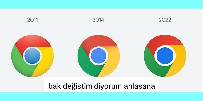 Google Chrome Logosunun Büyük(!) Değişimini Diline Dolayarak Güldüren Kişiler