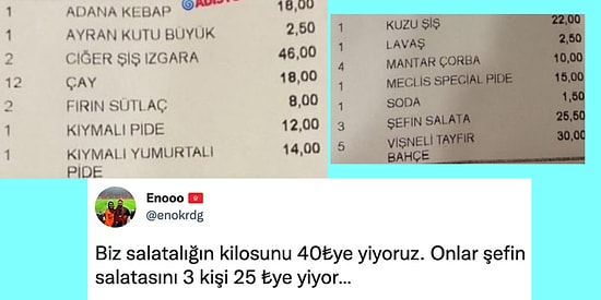 Kuzu Şiş 22 Lira! Kilosu 30 Liraya Aldığınız Patlıcanı Kursağınızda Bırakacak 2022 Meclis Lokantası Fiyatları