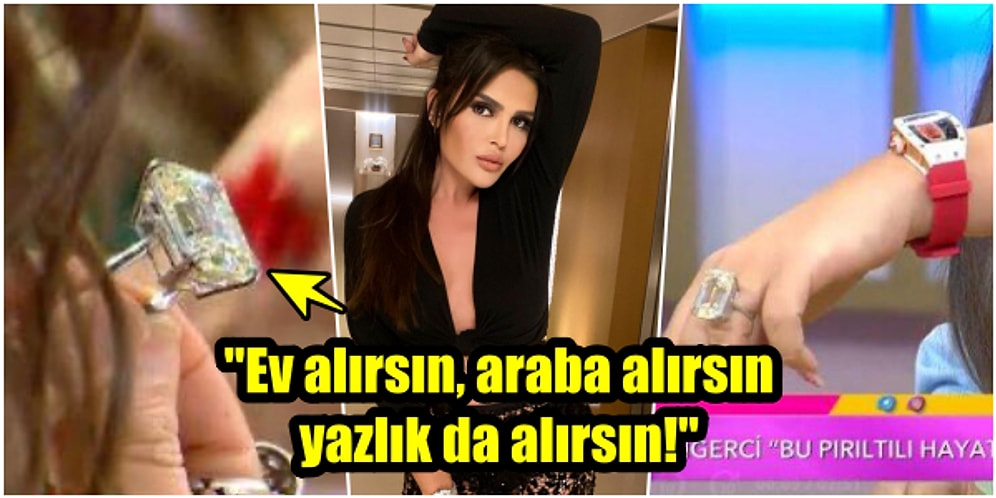 Kıymetlimisss! Selin Ciğerci'nin 30 Karatlık Devasa Tektaş Yüzüğünün Fiyatı Akıllara Durgunluk Verdi