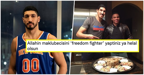 NBA'de Forma Giyen FETÖ'cü Enes Kanter Yaptığı 'İfade Özgürlüğü' Konuşması ile Tepkilerin Odağında!
