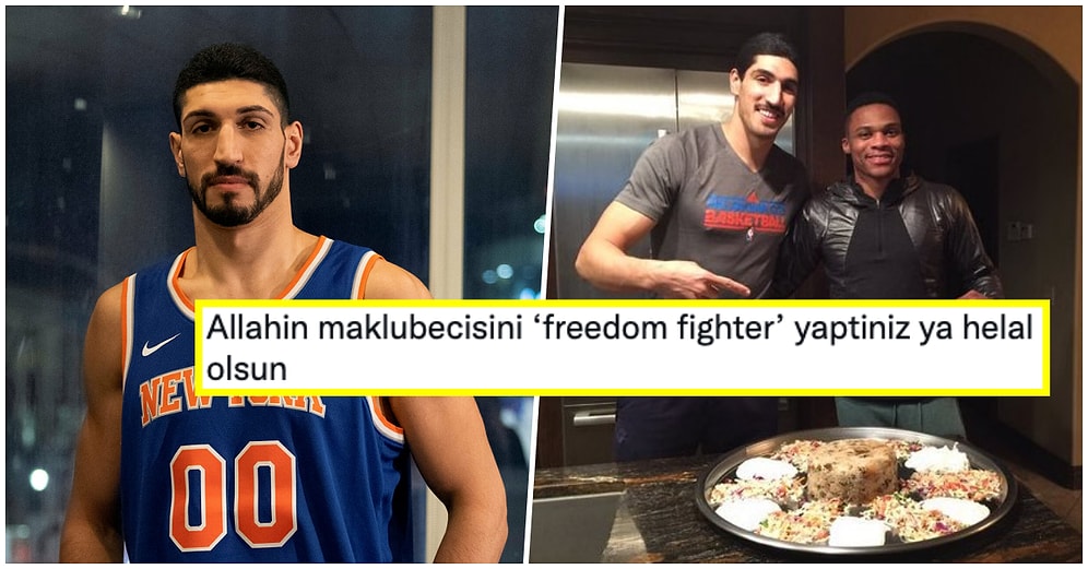 NBA'de Forma Giyen FETÖ'cü Enes Kanter Yaptığı 'İfade Özgürlüğü' Konuşması ile Tepkilerin Odağında!