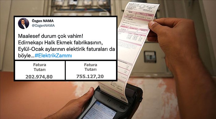 Böyle Giderse 2 Katı Zamlı Faturaları Bile Mumla Arayacağız! Halk Ekmek'in Yöneticisi Faturalarını Paylaştı