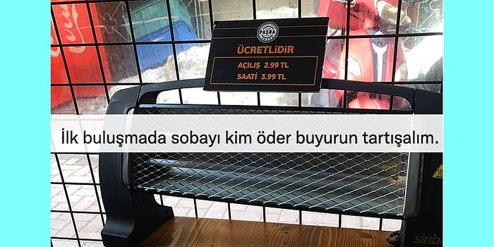 Abi Bizim Masayı Yarım Saat Uzat! Bir Kafede Saatlik Ücret İstenen Isıtıcı Twittercıların Diline Düştü