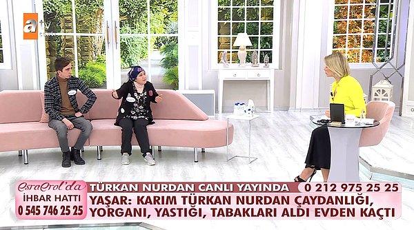 Evin temizliğini, yemeğini yapan Yaşar yine de Türkan'ı evde tutamadığını, işe diyerek evden çıktığını bir daha da dönmediğini anlattı.