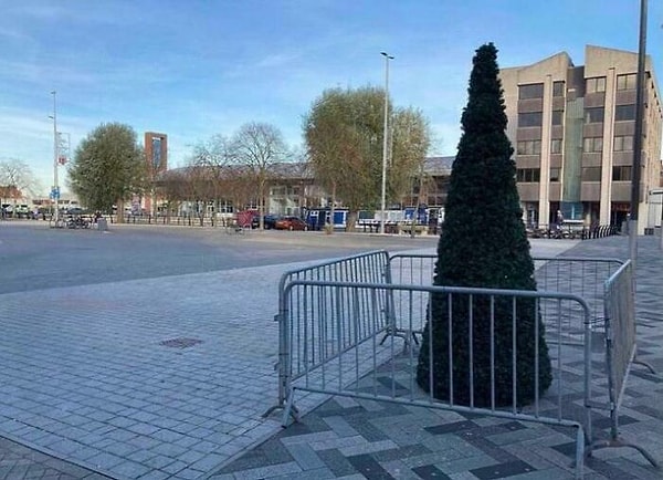 18. Рождество в центре города Гримсби, Великобритания