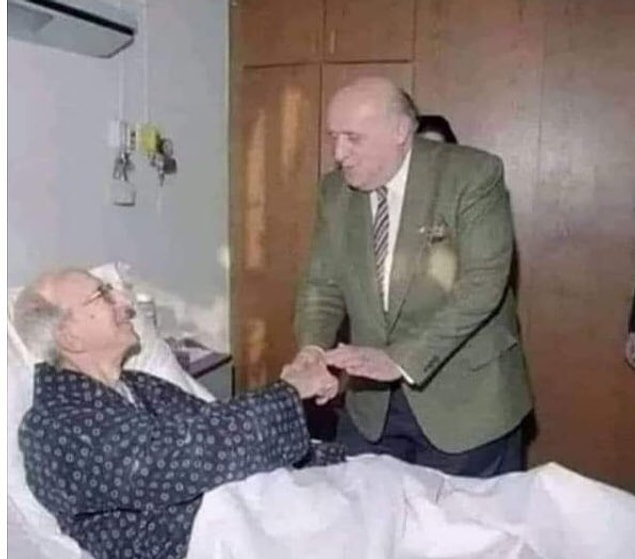 Ve hatta hastalandıklarında birbirlerine ziyarete giderlerdi...