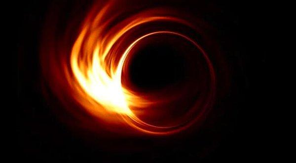 Her şey kara deliğin ergosfer bölgesinde gerçekleşiyor.
