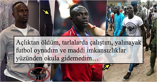 Kırık Ekranlı Telefon Kullanan Gösterişten Uzak Duran Sadio Mane'yi Yakından Tanıdıkça Daha Çok Seveceksiniz!