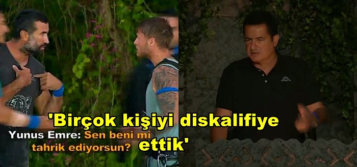 Survivor Ada Konseyinde Acun Ilıcalı'dan Yunus Emre'yi Kendine Getirecek Sert Diskalifiye Uyarısı!