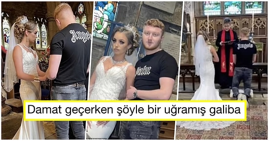Nişanlısı Gelinlik Giyerken Kendi Düğününe Kot Pantolon ve Tişört ile Katılan Damat Tartışma Konusu Oldu!