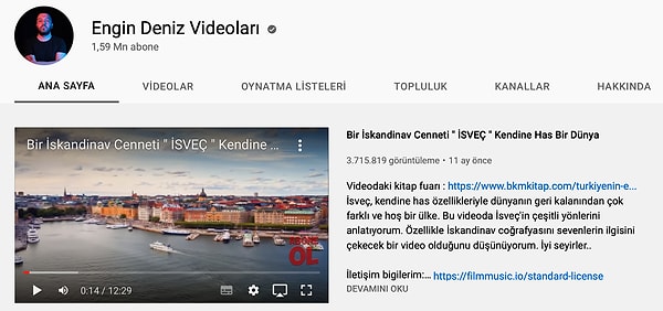 12. Engin Deniz Videoları: