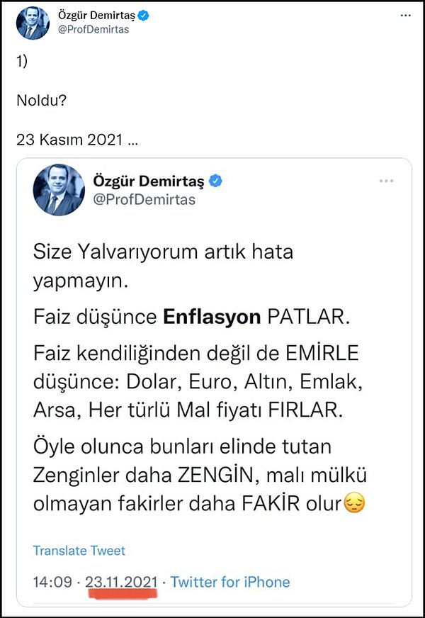 Demirtaş'ın 2017'den bu yana yaptığı ve yeniden paylaştığı uyarıları 👇