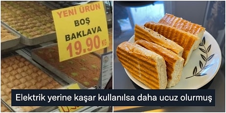 Çünkü Paramız Yok! Boş Baklavadan İlham Alan Can Yılmaz'ın Boş Tost Buluşu Sosyal Medyanın Gündeminde