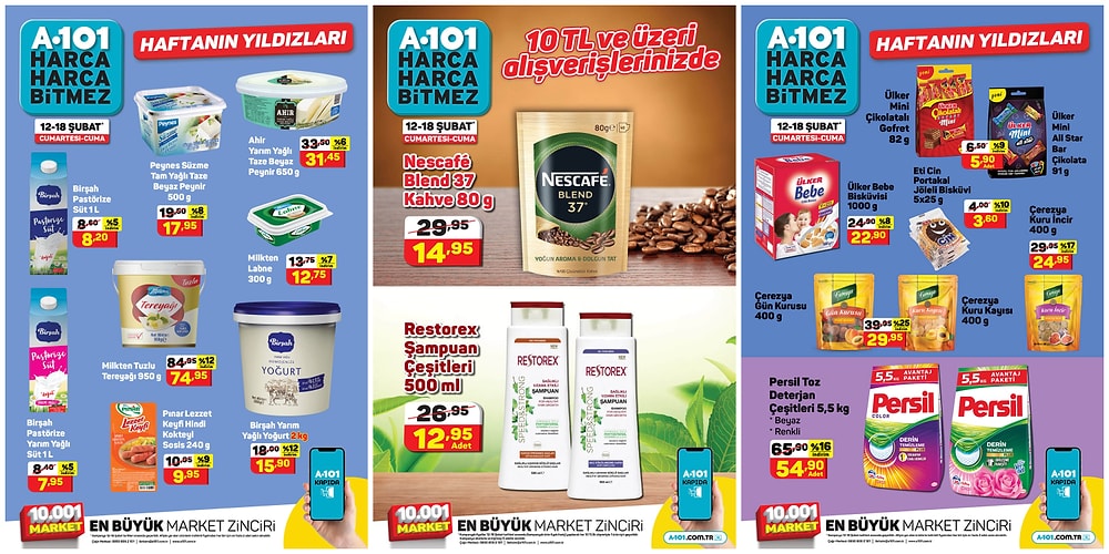 12 - 18 Şubat 2022 A101 Haftanın Yıldızları Kataloğu