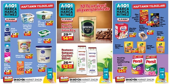 12 - 18 Şubat 2022 A101 Haftanın Yıldızları Kataloğu