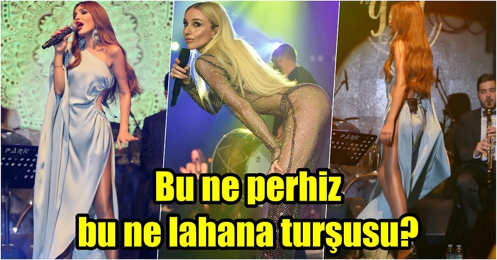 Gülşen'e Ahlak Bekçiliği Yapan Seren Serengil, Derin Yırtmaçlı Bir Elbiseyle Sahneye Çıkınca Ortalık Karıştı