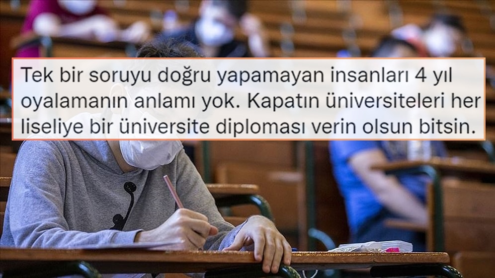 Akıllardaki Soru: Üniversite Sınavında Baraj Neden Kaldırıldı?