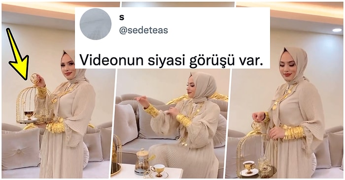 İçinde Bulunduğumuz Ekonomik Krizde Dirseğine Kadar Bilezikle Sunum Yapan Kadın Tepkilerin Odağında