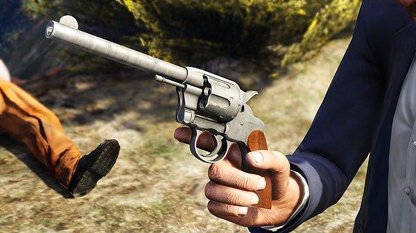 1. Red Dead Redemption 2'de yer alan silahı edinin.
