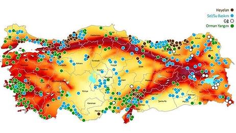 Bir Yılda 23 Bin Deprem: AFAD Türkiye'nin 'Afet Risk Haritası'nı Çıkardı