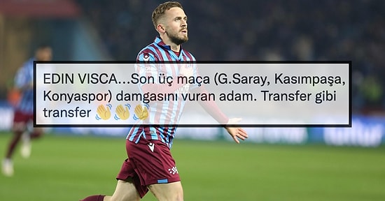 Visca Böyle İstedi! Konyaspor'u Yenerek Adım Adım Şampiyonluğa Koşan Trabzonspor Sosyal Medyanın Gündeminde