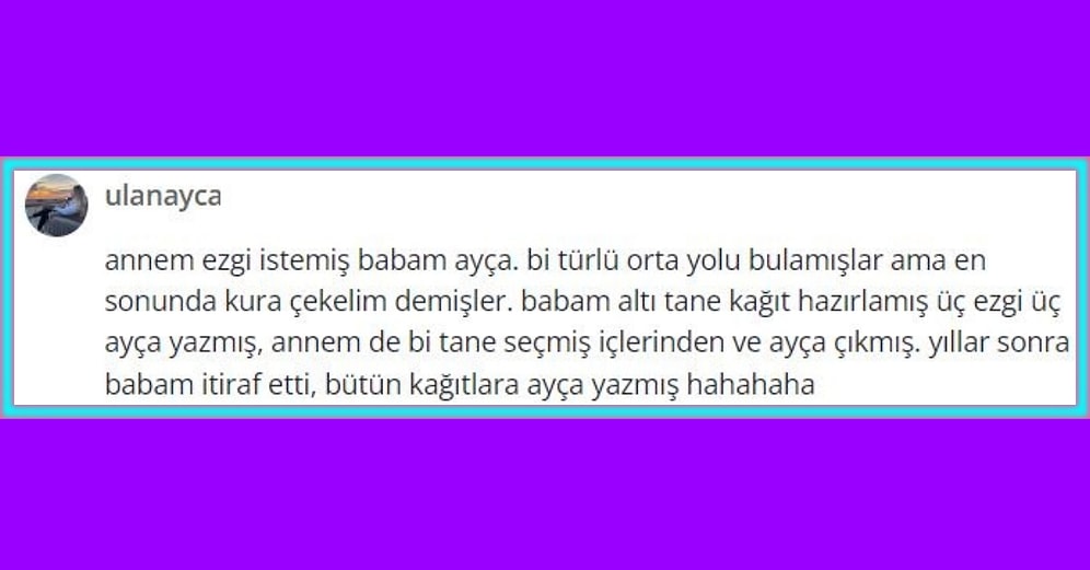 İlginç İsim Konma Hikayelerini Paylaşan Kişiler Hepimizi Güldürecek