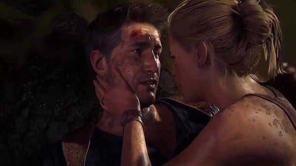 7. Nathan Drake ve Elena Fisher - Uncharted Serisi