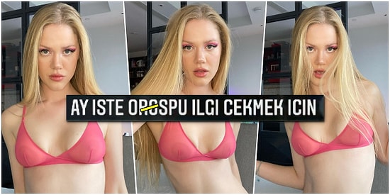 Serel Yereli Pembe Transparan Sütyeniyle Verdiği Pozlarla Sosyal Medyayı Salladı, Gelen Eleştirileri Tiye Aldı