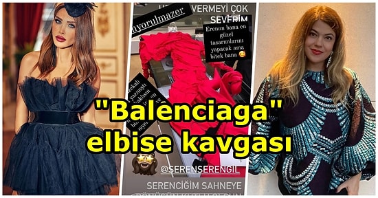 Seren Serengil Elbisesinin Çakma Olduğunu İddia Eden "Moda ve Sosyete" Hesabı İçin Açtı Ağzını Yumdu Gözünü