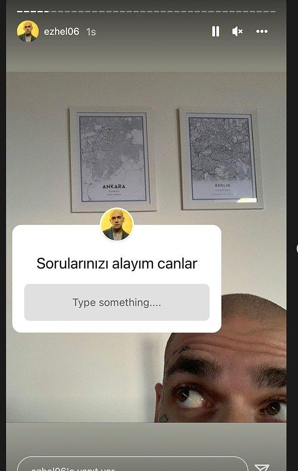 Türkiye'deki hayranlarıyla Instagram'dan bağını hiç koparmayan Ezhel bu sefer de takipçileriyle soru cevap yaptı. O cevapların ilginç olanlarını sizler için derledik.