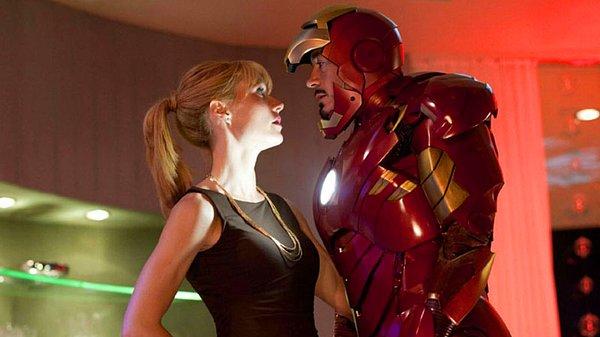 5. Gwyneth Paltrow ve Robert Downey Jr. — Iron Man (2008)