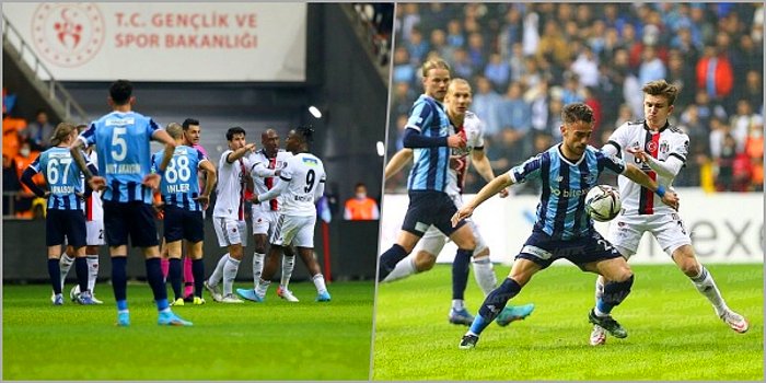 Müthiş Maçta Beraberlik Var! Her Şeyin Yaşandığı Adana Demirspor-Beşiktaş Maçında Kazanan Çıkmadı