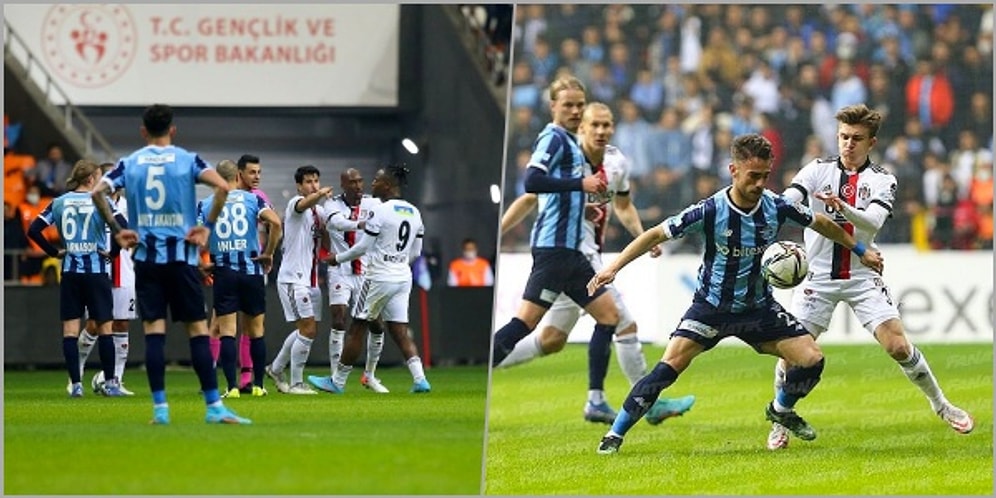 Müthiş Maçta Beraberlik Var! Her Şeyin Yaşandığı Adana Demirspor-Beşiktaş Maçında Kazanan Çıkmadı