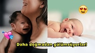 Gördüğümüz An Gözümüzden Kalpler Çıkıyor! Yenidoğan Bebekler Uykularında Neden Güler?